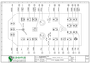 Progettazione con Cad elettrico dettaglio layout pannello di comando.Retrofit macchina utensile alesatrice a 3 assi.